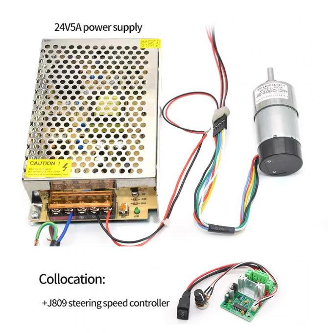 Υψηλή εκκεντρική shaftgear ροπής μηχανή 1600rpm 37mm κωδικοποιητής ΚΑΠ αιθουσών προστατευτικός 10