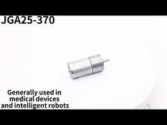 ASLONG μικρή μηχανών JGA25-370 6/12/24 Β 7.5-1931RPPM καθαρή μηχανή μείωσης μετάλλων βουρτσισμένη συνεχές ρεύμα