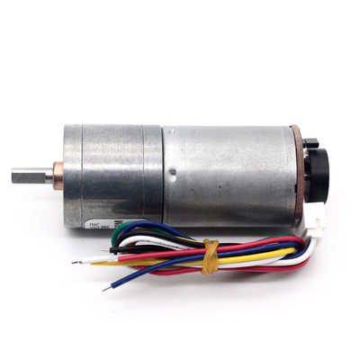 6v 12v 25mm Brushed DC Gear Motor Encoder JGA25-370B Μεγάλη ροπή 25mm Brushed DC Gear Motor