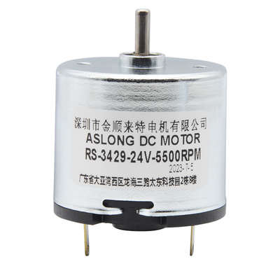 ASLONG rs-3429 υψηλή μηχανή προμηθευτών μηχανών ΣΥΝΕΧΟΎΣ υψηλής ταχύτητας μηχανών μικροϋπολογιστών ροπής βουρτσών άνθρακα 12/24V 5500-7500RPM συνεχής