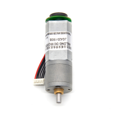 Μικρός κωδικοποιητής Dc Gear Motor JGA20-180B 12V 258RPM 1:31 Μικροκινητήρες Κωδικοποιητής Dc Motor Brush