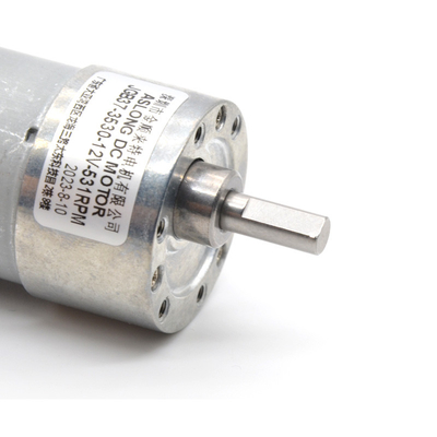 Μηχανή υψηλής ροπής με κωδικοποιητή JGB37-3530GB 24V 20RPM 1:506 Μηχανή μειώσεως συνεχούς ροής μικροβουρτσίδας