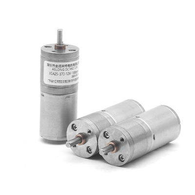 μηχανή εργαλείων ΣΥΝΕΧΟΎΣ μείωσης 6V 12V 24V 6000rpm 370 με το μειωτή κιβωτίων ταχυτήτων Dia25mm