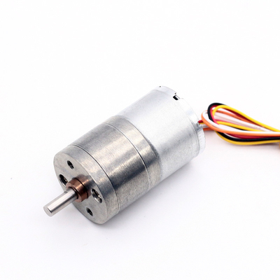 24V DC Brush Gear Motor JGA25-2418 25mm Ηλεκτρικός κινητήρας DC Brush